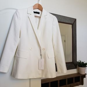 NWT Zara cream/white blazer